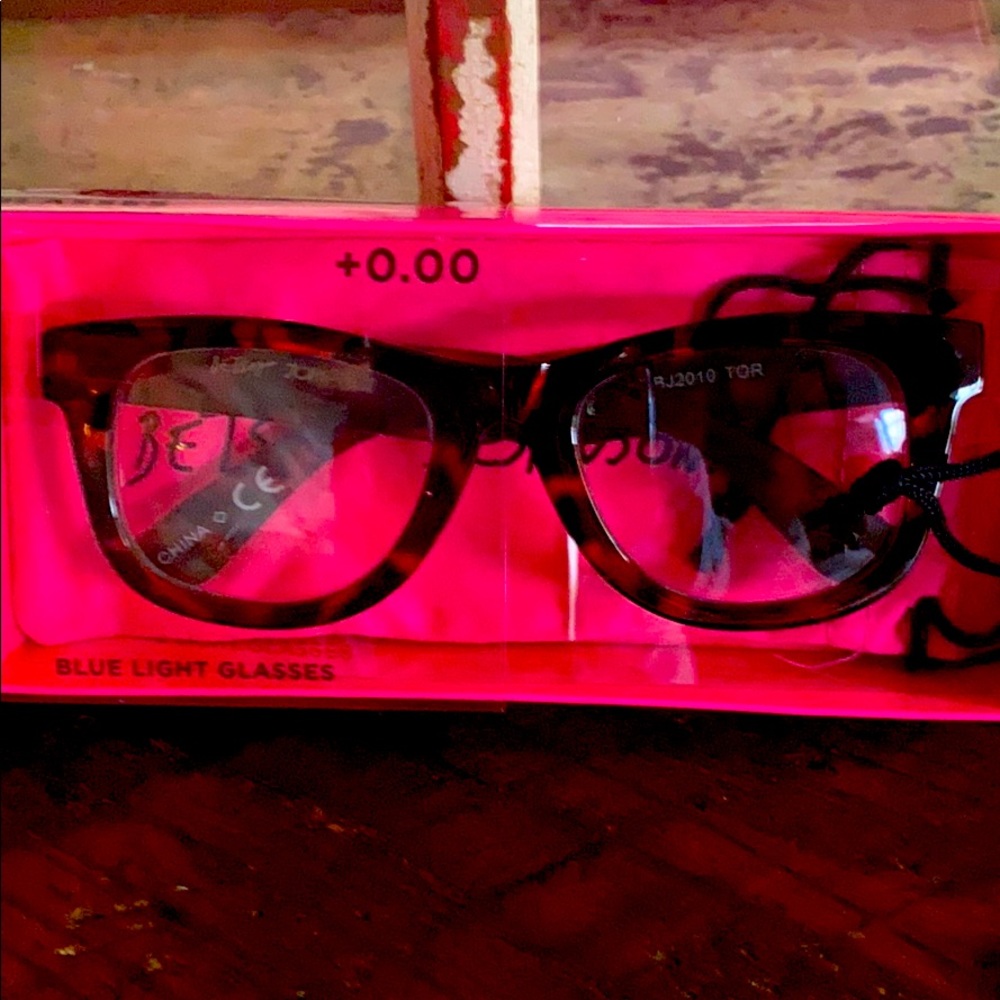 Betsey Johnson +0.00 Thick Frame Reading Glasses